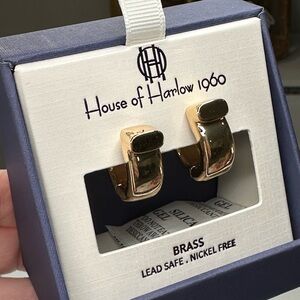 House of Harlow 1960 Brass Earrings